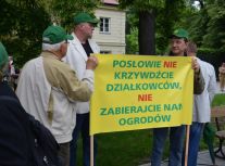 Manifestacja działkowców (Warszawa)